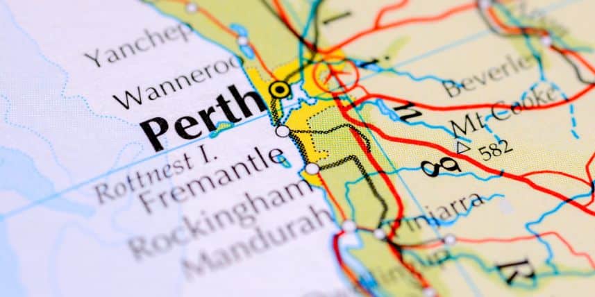 Perth Travel Map Perth Travel Map
