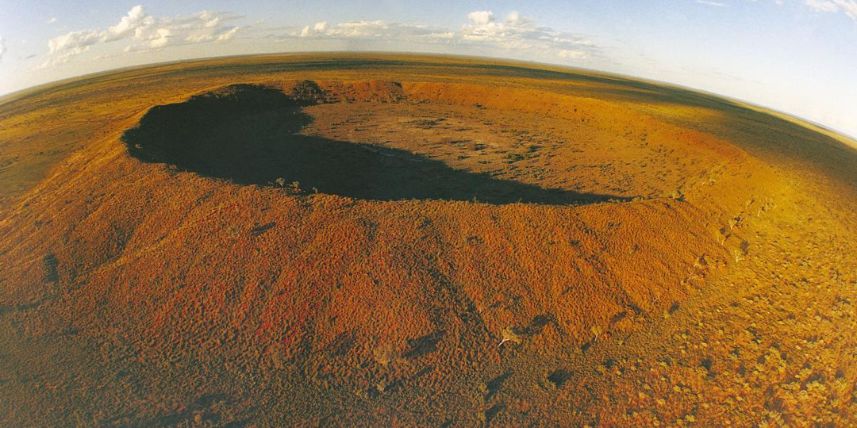 Wolfe Creek Crater Meteorite Impact Zone