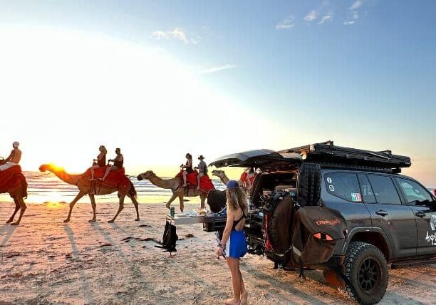 Tourist visiting Cable Beach Broome
